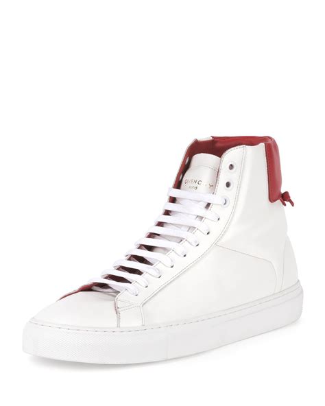 givenchy sneakers price|Givenchy white high top sneakers.